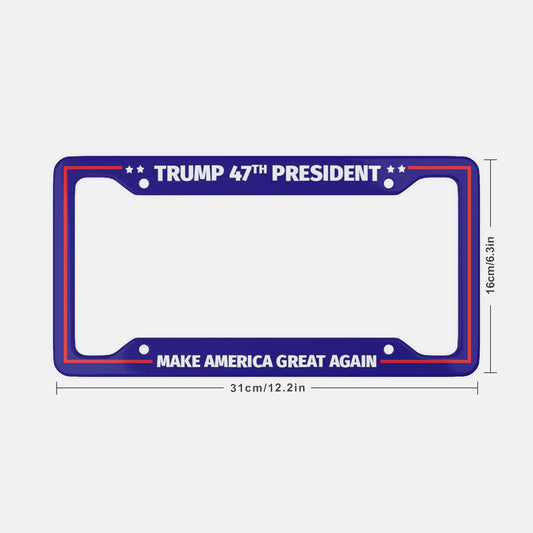 Trump 47th President - License Plate Frame